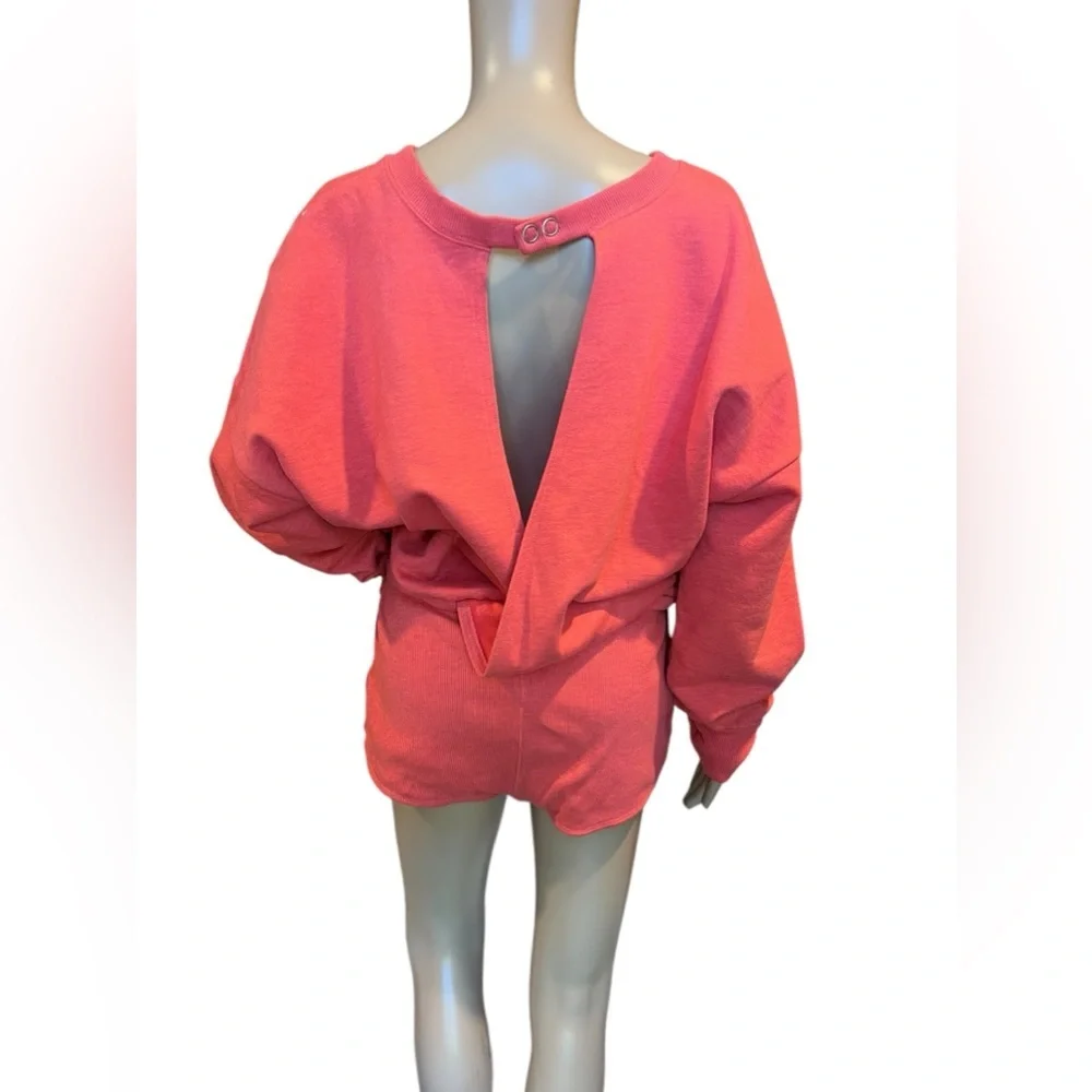 Free People FP Movement For The Win playsuit Womens Melon size M